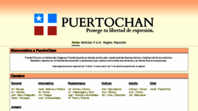 What Puertochan.org website looked like in 2015 (8 years ago)