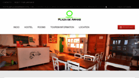 What Plazadearmashostel.com website looked like in 2015 (8 years ago)