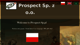 What Prospect-sp.pl website looked like in 2015 (8 years ago)