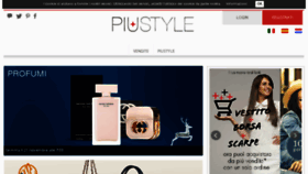 What Piustyle.com website looked like in 2015 (8 years ago)