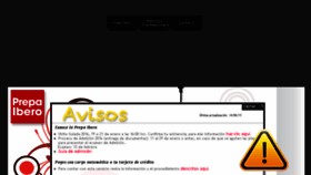 What Prepaibero.mx website looked like in 2015 (8 years ago)