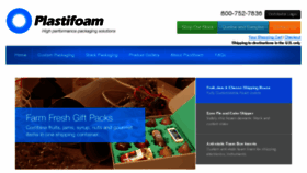 What Plastifoam.com website looked like in 2015 (8 years ago)