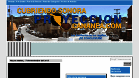 What Proyeccioncananea.com website looked like in 2015 (8 years ago)