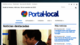 What Portal-local.com website looked like in 2015 (8 years ago)
