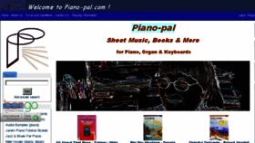 What Piano-pal.com website looked like in 2015 (8 years ago)