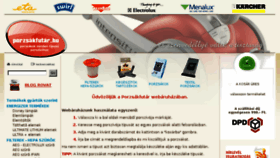 What Porzsakfutar.hu website looked like in 2015 (9 years ago)