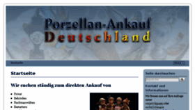 What Porzellan-ankauf-deutschland.de website looked like in 2015 (8 years ago)