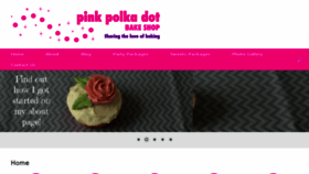 What Pinkpolkadotbaker.com website looked like in 2015 (8 years ago)