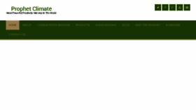 What Prophetclimate.net website looked like in 2015 (8 years ago)
