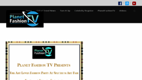 What Planetfashiontv.com website looked like in 2015 (8 years ago)