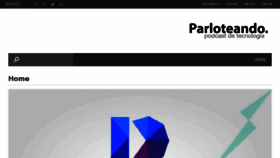 What Parloteando.com website looked like in 2015 (8 years ago)