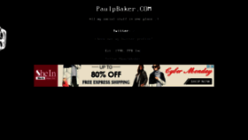 What Paulpbaker.com website looked like in 2015 (8 years ago)