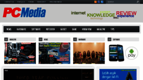 What Pcmedia.co.id website looked like in 2015 (8 years ago)
