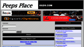 What Peepsplace.com website looked like in 2015 (8 years ago)