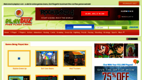 What Playbuz.com website looked like in 2015 (8 years ago)