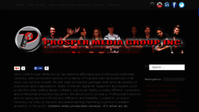 What Prosperproductions.com website looked like in 2015 (8 years ago)