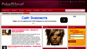What Pieknewlosy.pl website looked like in 2015 (8 years ago)