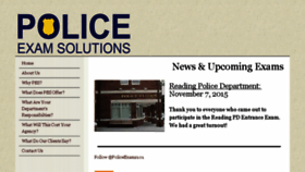 What Policeexamsolutions.com website looked like in 2015 (8 years ago)