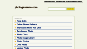 What Photogenerate.com website looked like in 2015 (8 years ago)
