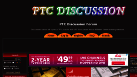 What Ptcdiscussionforum.com website looked like in 2015 (8 years ago)