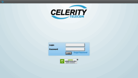 What Portal.celeritytelecom.com website looked like in 2015 (8 years ago)