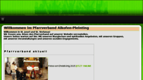 What Pfarrverband-alkofen-pleinting.de website looked like in 2015 (8 years ago)