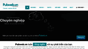 What Pubweb.vn website looked like in 2015 (8 years ago)