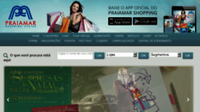What Praiamarshopping.com.br website looked like in 2015 (8 years ago)