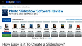 What Photo-slideshow-software-review.toptenreviews.com website looked like in 2015 (8 years ago)