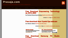 What Prasaja.com website looked like in 2011 (12 years ago)
