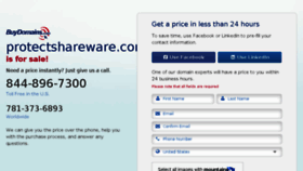 What Protectshareware.com website looked like in 2015 (9 years ago)