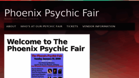 What Phoenixpsychicfair.com website looked like in 2015 (8 years ago)