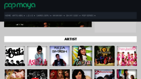 What Popmaya.com website looked like in 2015 (8 years ago)