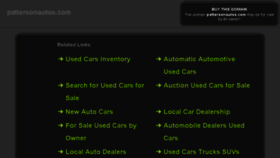 What Pattersonautos.com website looked like in 2015 (8 years ago)