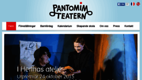What Pantomimteatern.com website looked like in 2015 (8 years ago)