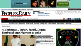 What Peoplesdaily-online.com website looked like in 2015 (8 years ago)