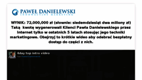 What Paweldanielewski.pl website looked like in 2015 (8 years ago)