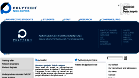 What Polytechnice.fr website looked like in 2015 (8 years ago)