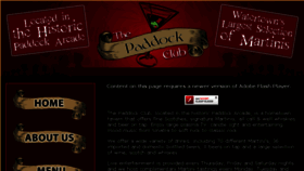 What Paddockclubusa.com website looked like in 2015 (8 years ago)