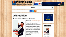 What Perpusonline.com website looked like in 2015 (8 years ago)