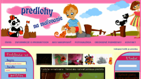 What Predlohy.sk website looked like in 2015 (8 years ago)