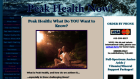 What Peakhealthnow.com website looked like in 2015 (8 years ago)