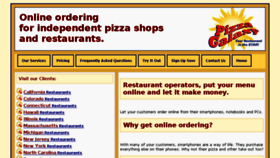 What Pizzagalaxy.com website looked like in 2015 (8 years ago)