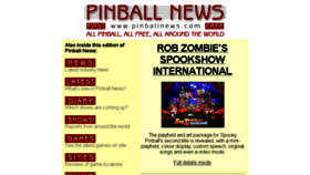 What Pinballnews.com website looked like in 2015 (8 years ago)