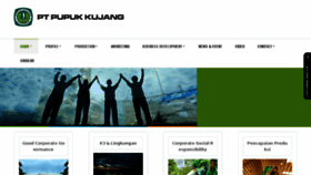 What Pupuk-kujang.co.id website looked like in 2016 (8 years ago)