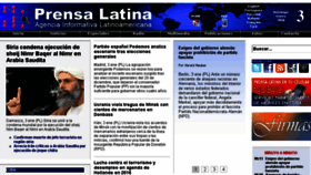 What Prensalatina.com.mx website looked like in 2016 (8 years ago)