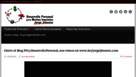 What Pnlydesarrollopersonal.com website looked like in 2016 (8 years ago)