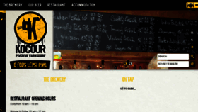 What Pivovar-kocour.cz website looked like in 2016 (9 years ago)