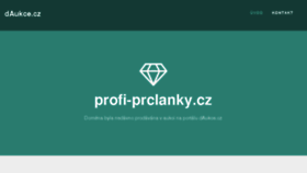 What Profi-prclanky.cz website looked like in 2016 (8 years ago)
