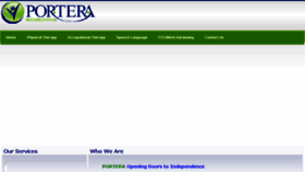 What Porterarehab.com website looked like in 2016 (8 years ago)